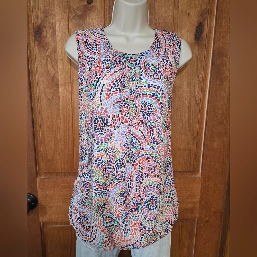 Liz Claiborne Multicolor Patterned Tank‎ Top
